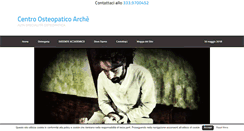 Desktop Screenshot of centroosteopaticoarche.com