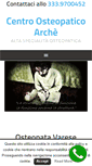 Mobile Screenshot of centroosteopaticoarche.com